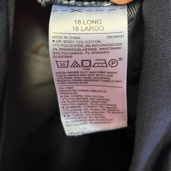 Old Navy 18 Long full panel maternity rockstar jeans - Picture 4 of 4